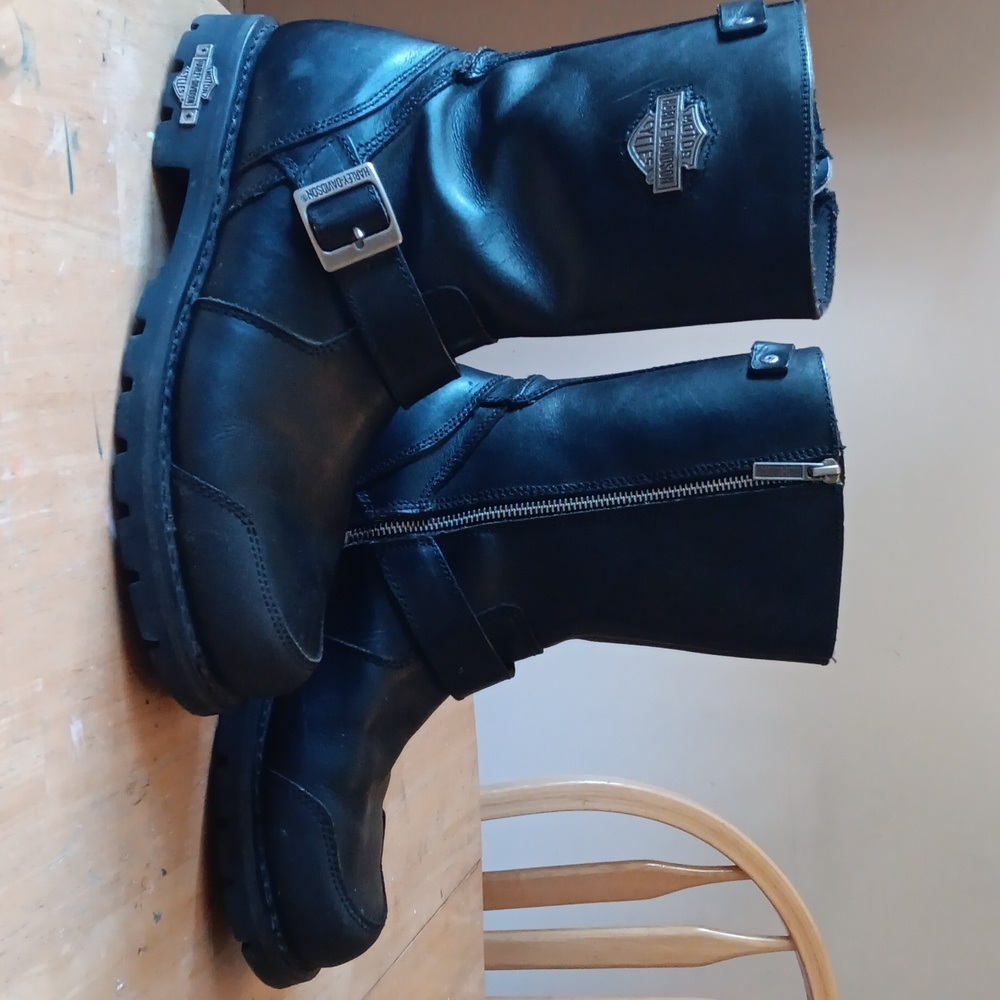 Harley-Davidson Black Motorcycle Boots